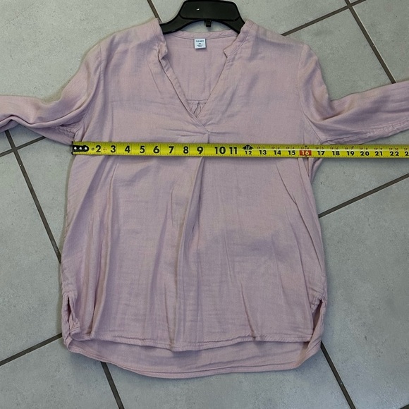 Old navy Women Pink Long sleeve‎ Blouse top size XS - Picture 8 of 8